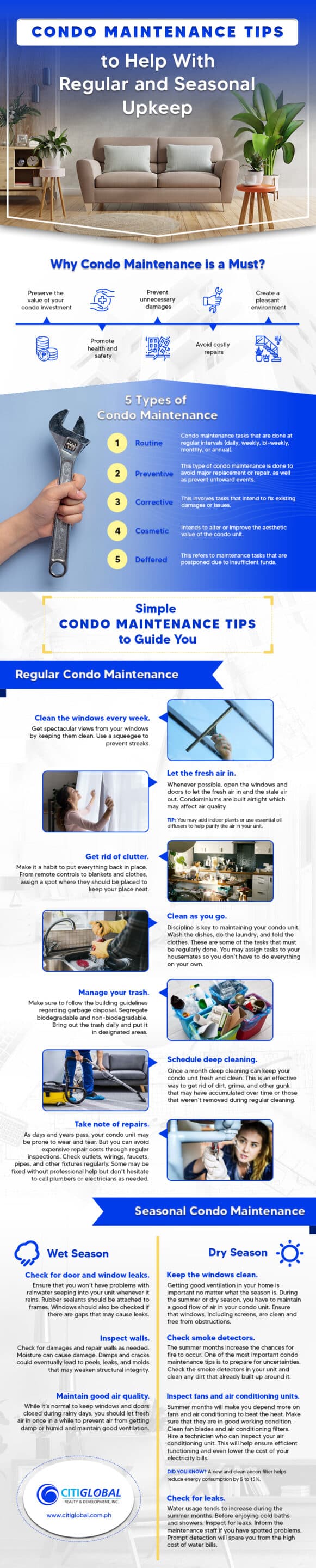 Condo Maintenance Tips to Help with Regular and Seasonal Upkeep